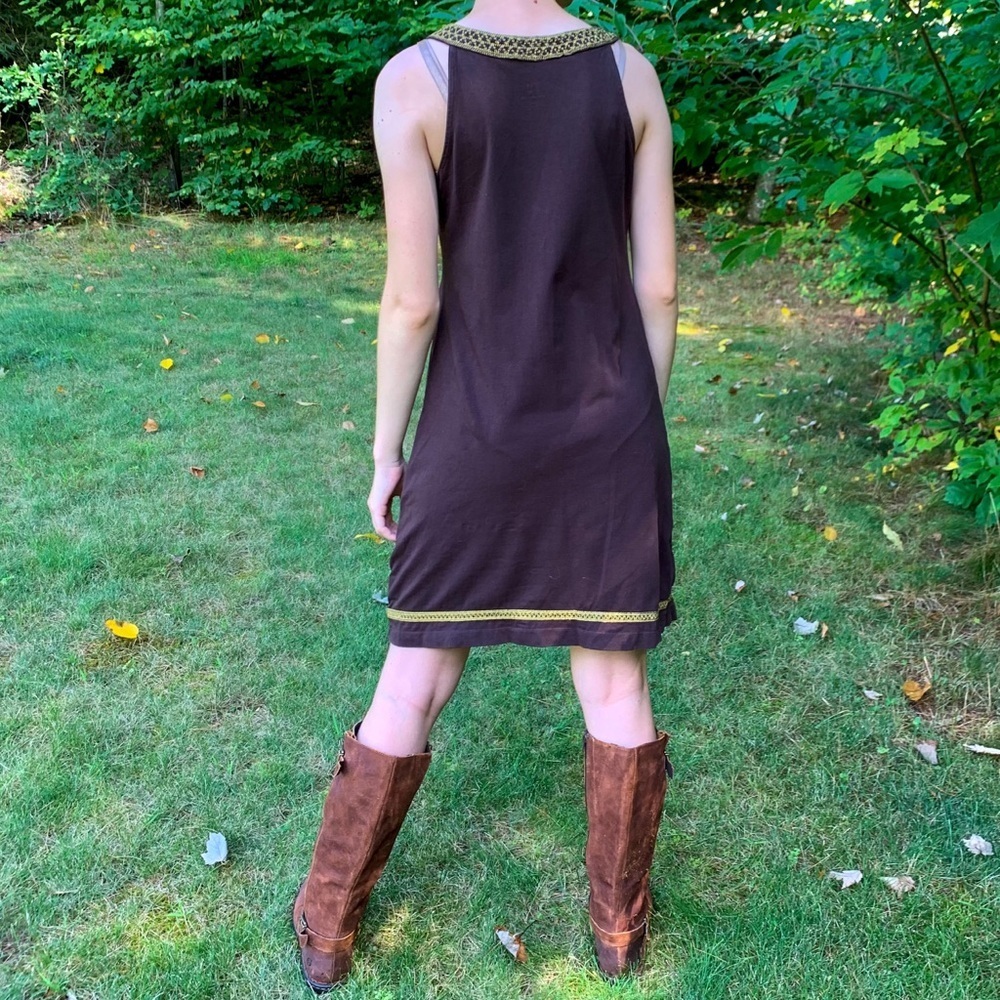 Thea Chelsea & Theodore Embroidered Sofft Dress, M - Picture 3 of 15